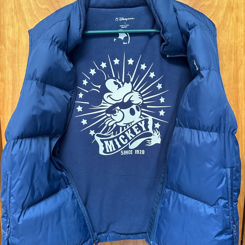Disney’s Full Zipper Puffer Vest